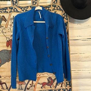 Free People Button-Up Cashmere cardigan